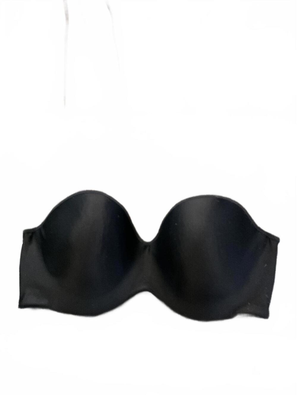 Lilyette Black Strapless Bra Size 38C